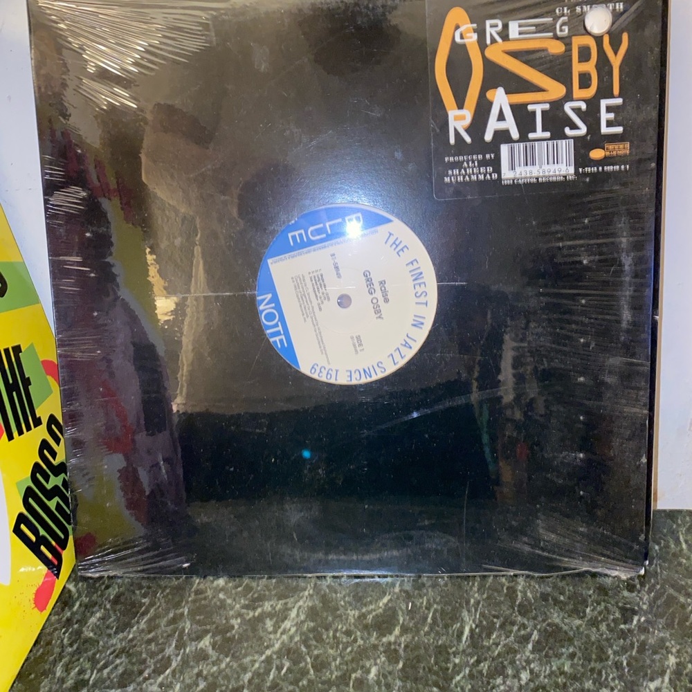 Greg Osby Featuring CL Smooth* - Raise (12")
Media: Mint (M)  Absolutely perfect